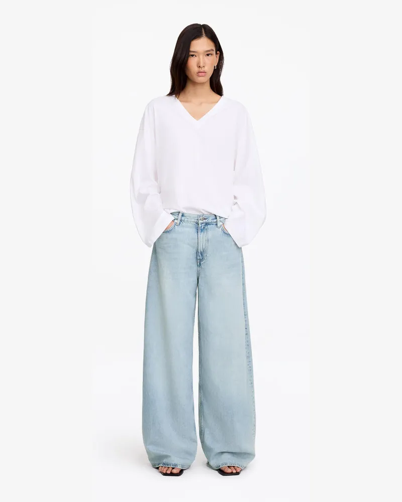 Arket CEDAR Oversized Wide Jeans -Blau Blau