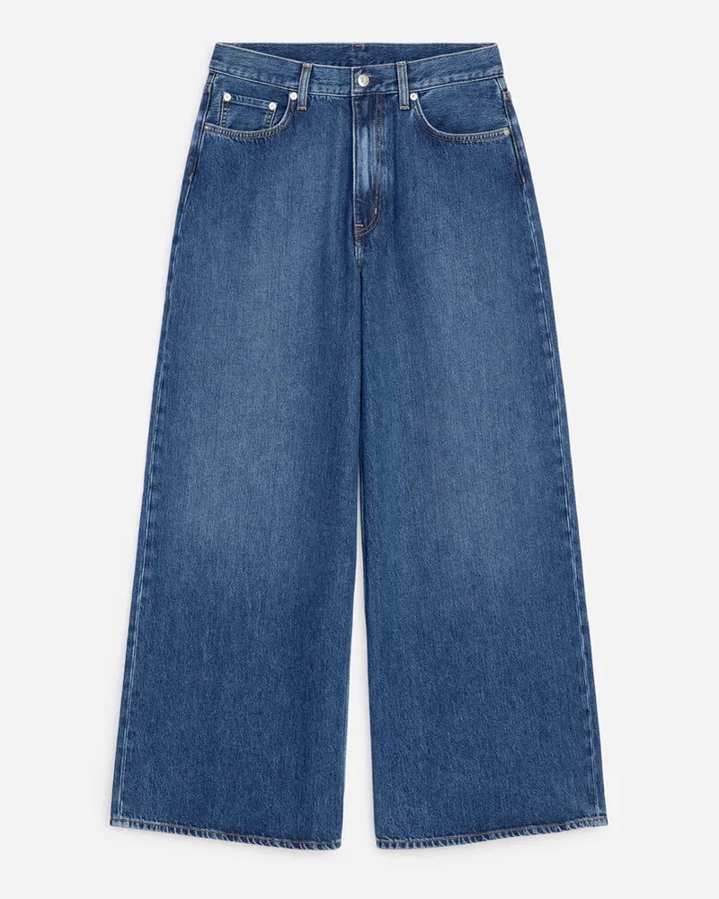 Arket CEDAR Oversized Wide Jeans -Blau Blau