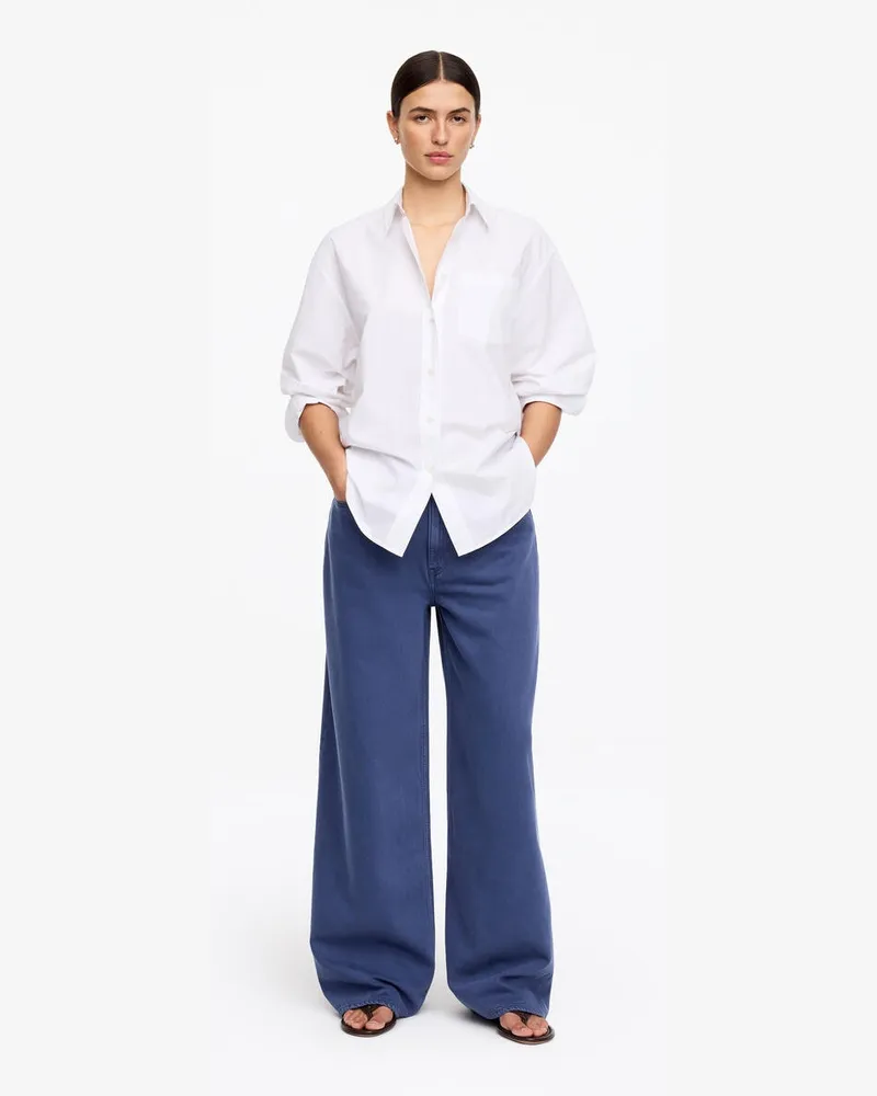 Arket CEDAR Oversized Wide Jeans -Blau Blau