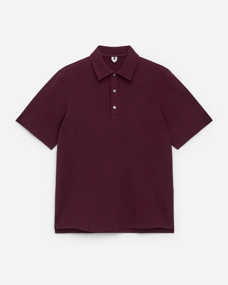 Arket Kurzärmliges Polohemd -Rosa Rosa