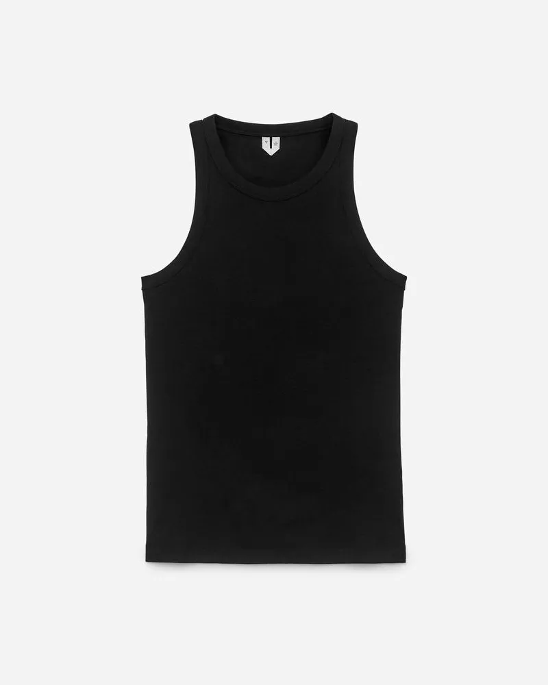 Arket Rippenträgerhemd Mit Racerback - Blau Dunkelblau