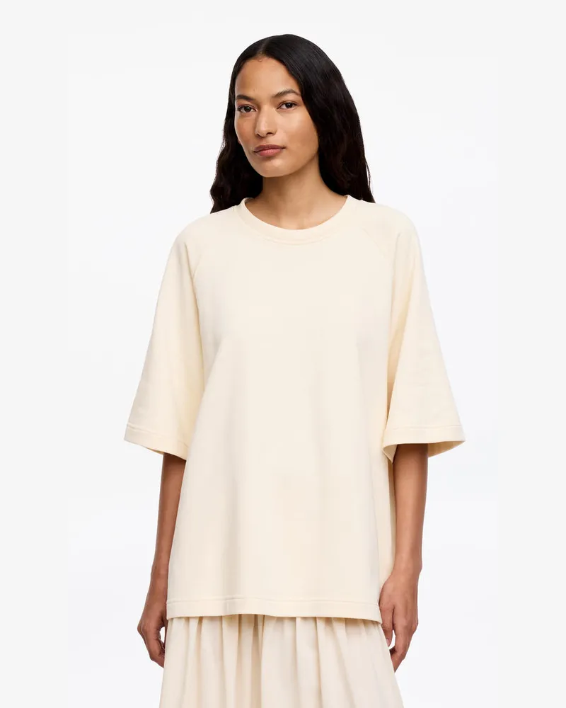 Arket Kurzärmliges Sweatshirt -Beige Beige