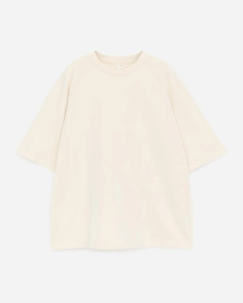 Arket Kurzärmliges Sweatshirt -Beige Beige