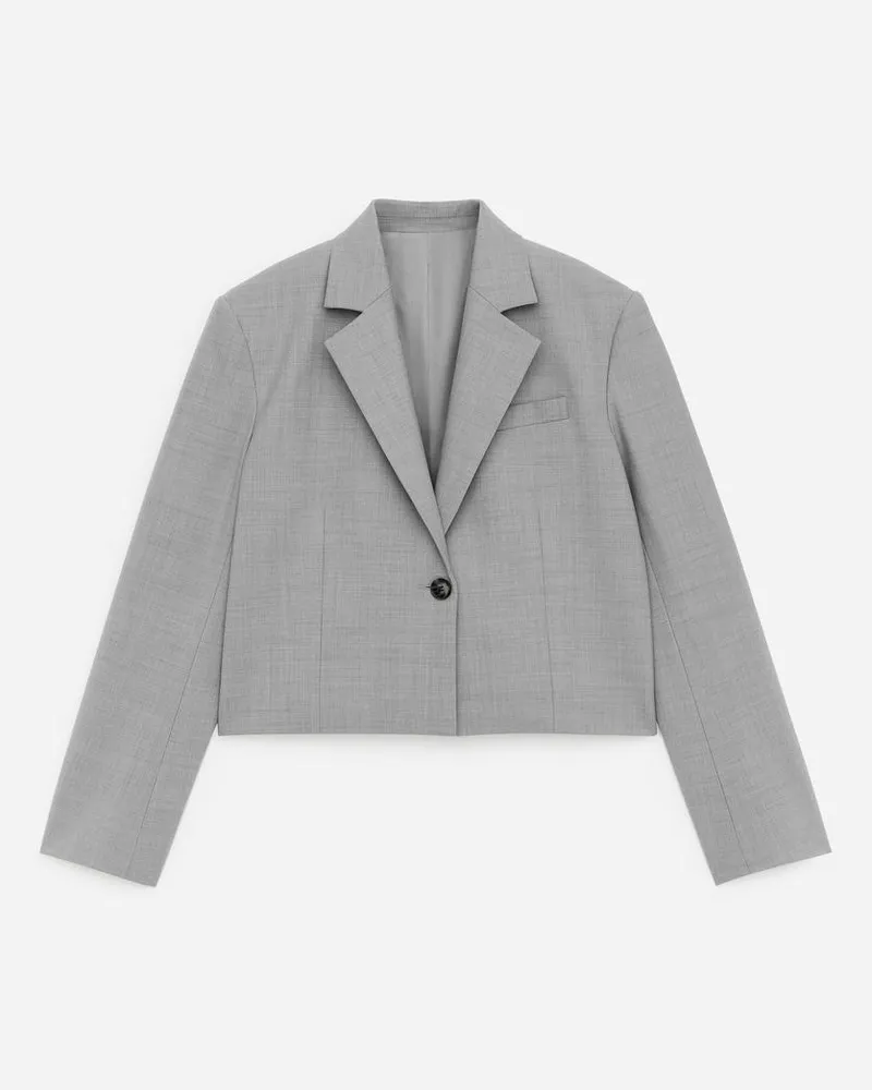 Arket Kurzer Blazer -Grau Grau
