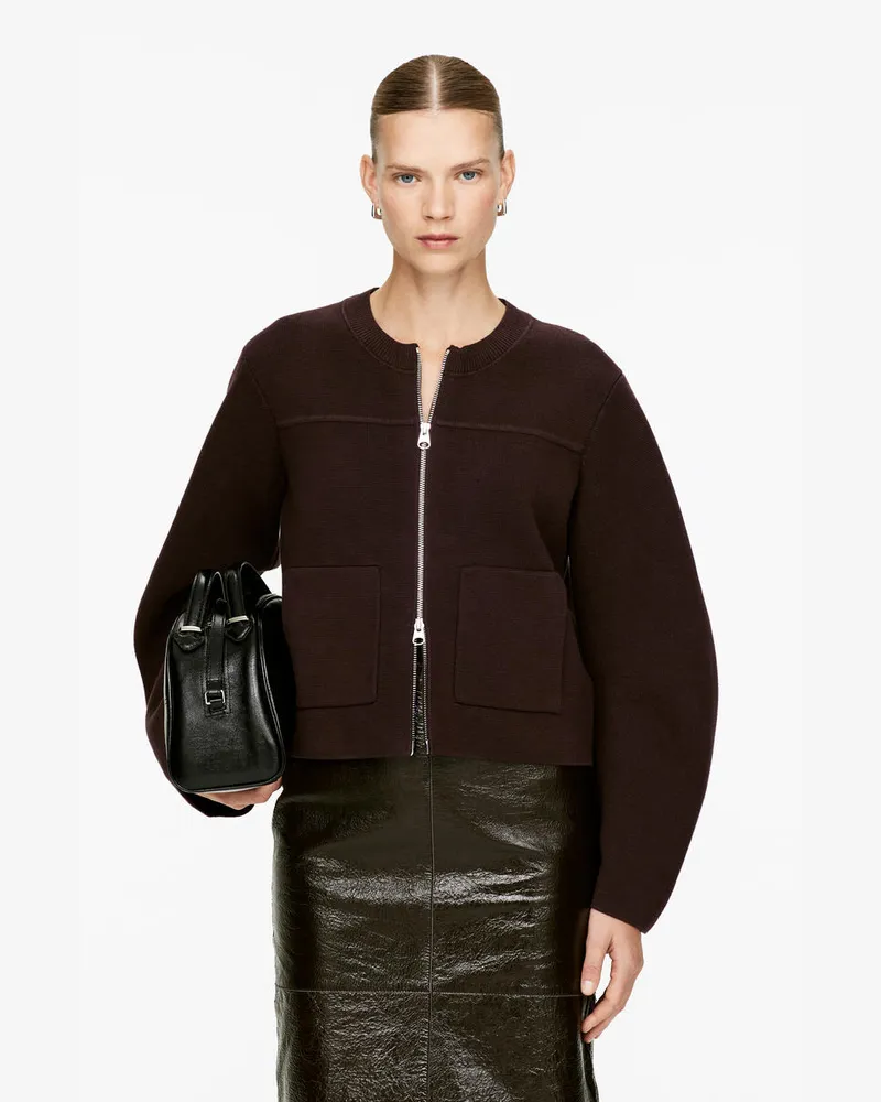 Arket Jacke Aus Baumwolle -Braun Braun