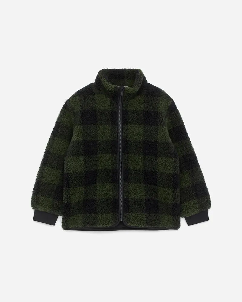 Arket Teddyjacke -Blau Blau