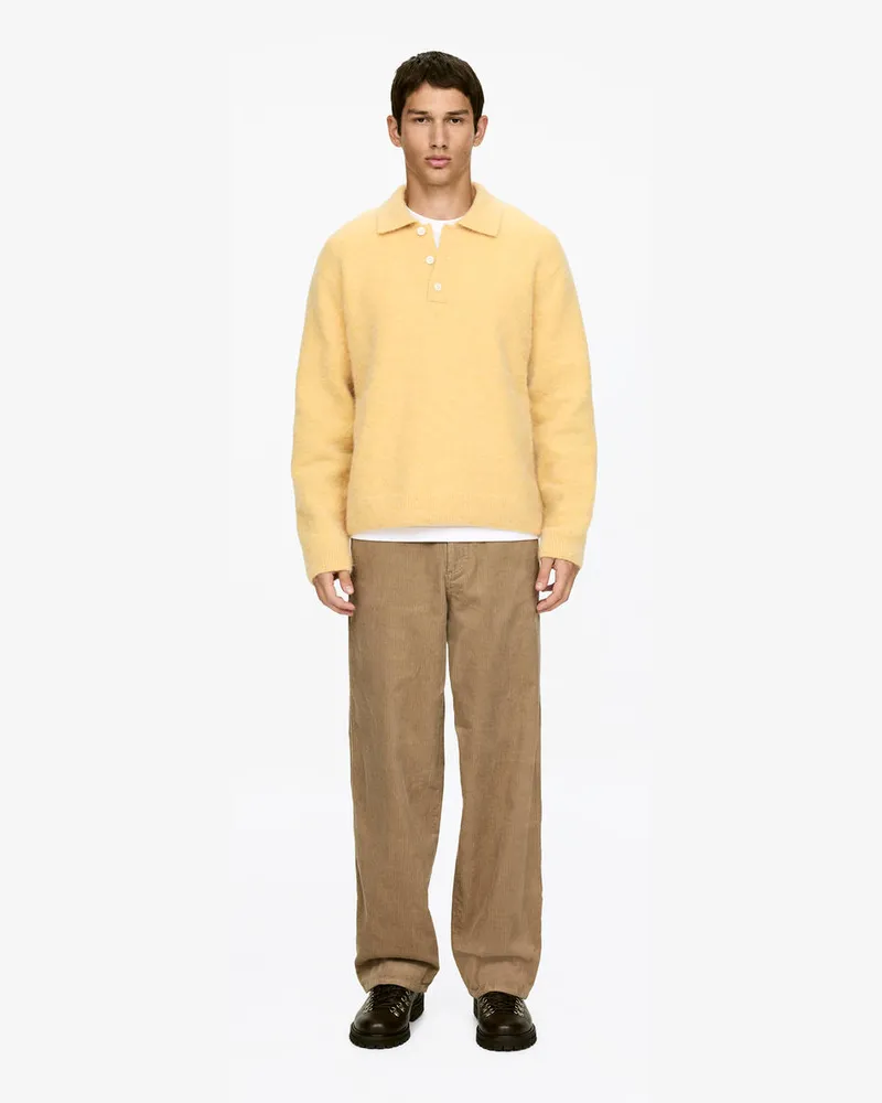 Arket Lockere Cordhose -Beige Beige