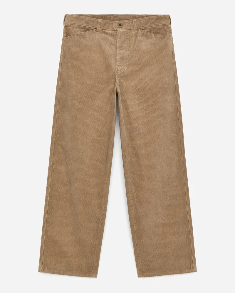 Arket Lockere Cordhose -Beige Beige