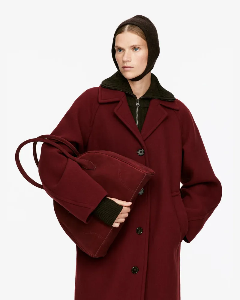 Arket Balaclava Aus Alpakawolle Und Wolle -Braun Braun