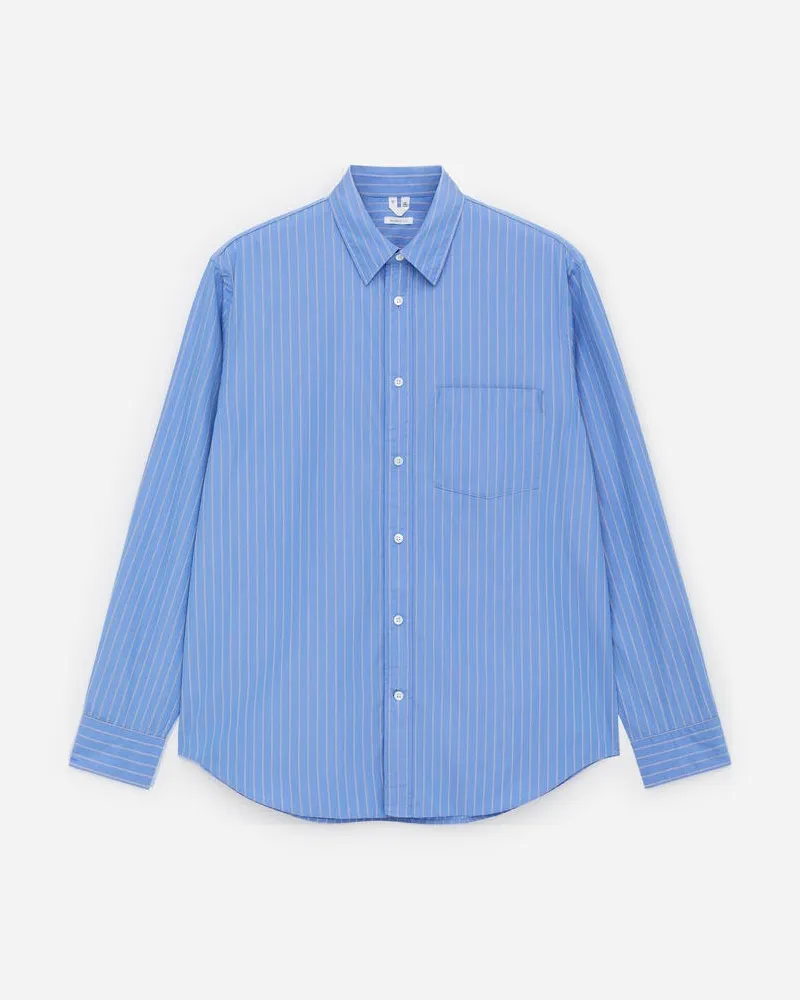 Arket Legeres Popeline-Hemd -Blau Blau