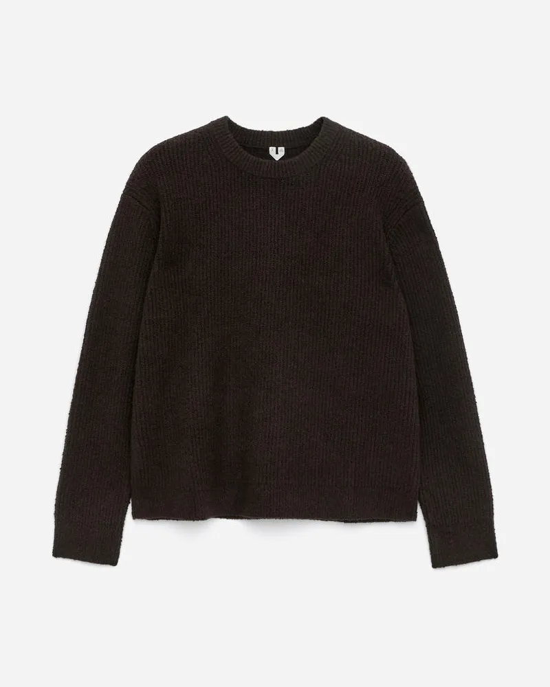 Arket Pullover Aus Baumwollmischung -Braun Braun