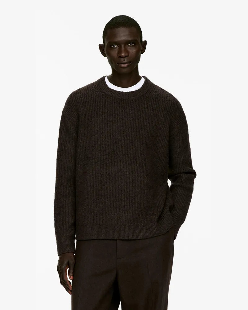 Arket Pullover Aus Baumwollmischung -Braun Braun