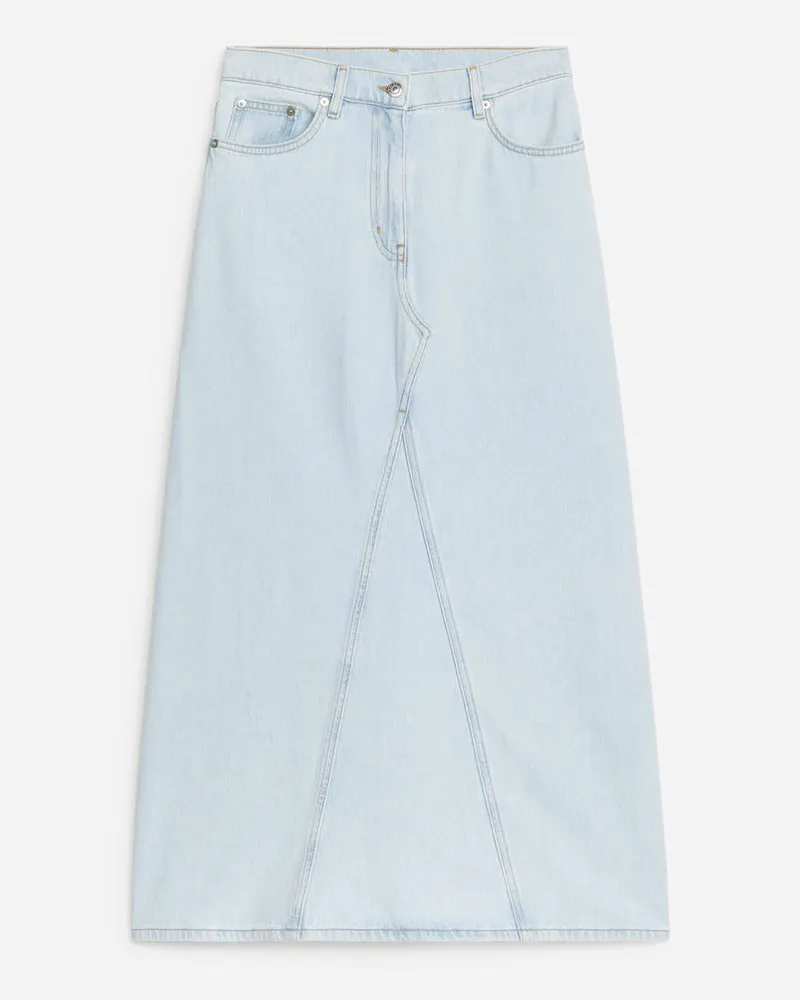 Arket Maxi-Jeansrock -Blau Blau