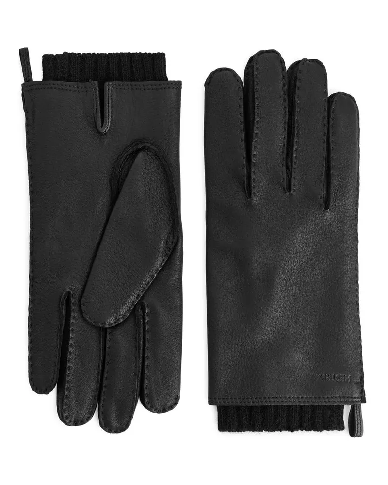 Arket Handschuhe Hestra Tony - Schwarz Schwarz