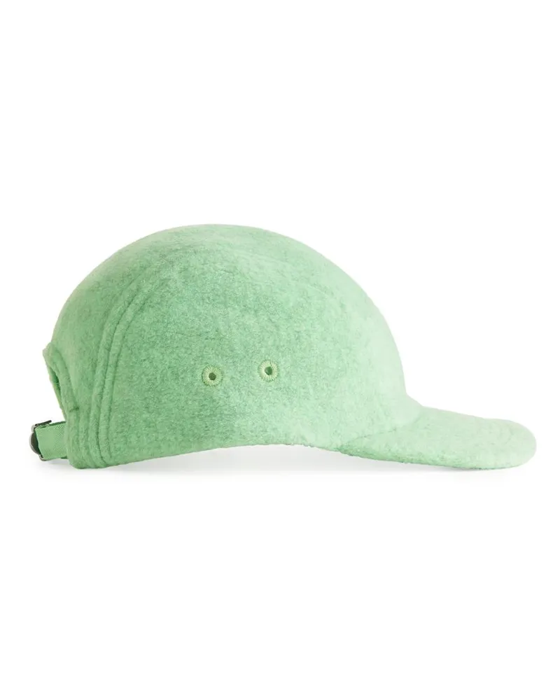 Arket Fleece-Kappe - Grün Mintgrün