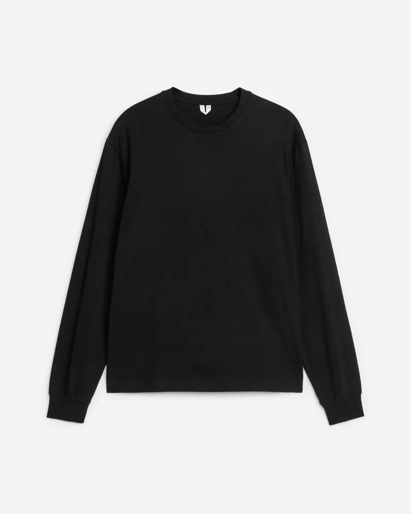 Arket Langarmshirt - Schwarz Schwarz