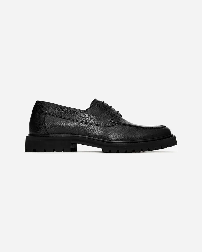 Arket Bootsschuh Aus Leder - Schwarz Schwarz