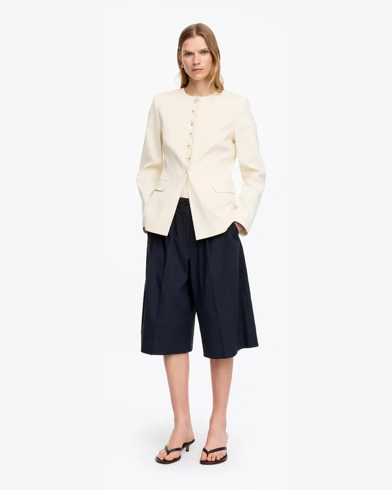 Arket Elegante Weite Shorts -Blau Blau