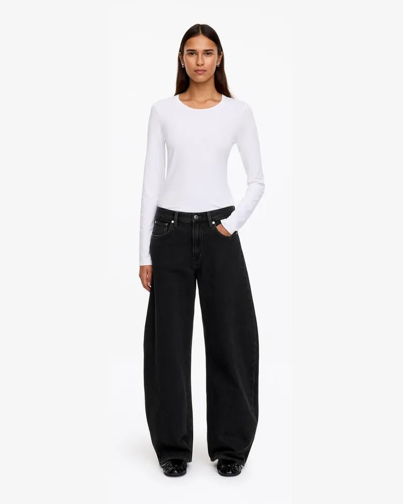 Arket Peony Barrel Jeans -Schwarz Schwarz