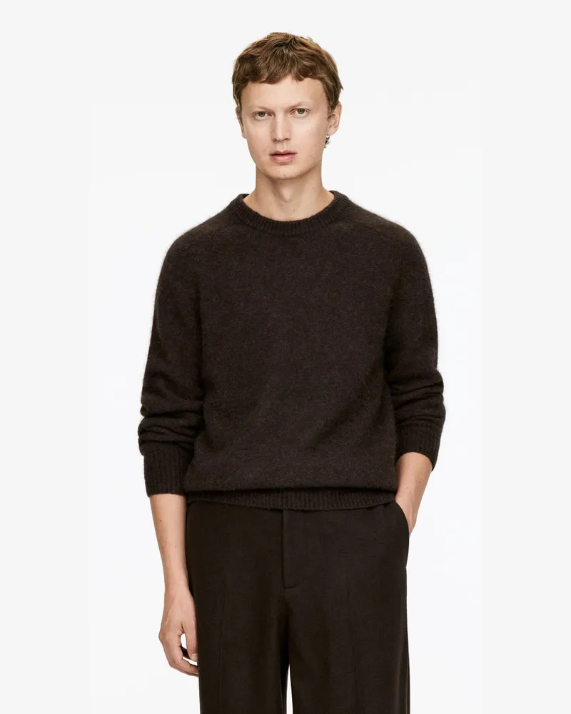 Arket Pullover Aus Alpaka Und Merino -Braun Braun
