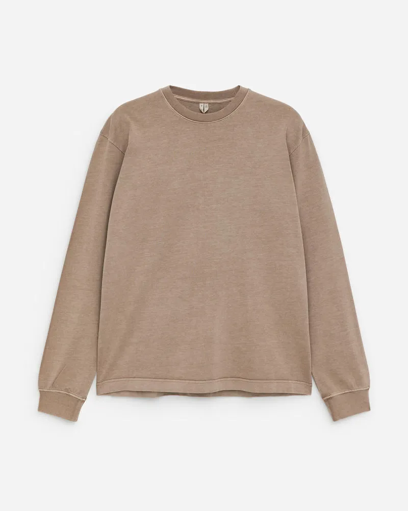 Arket Langarmshirt -Beige Beige