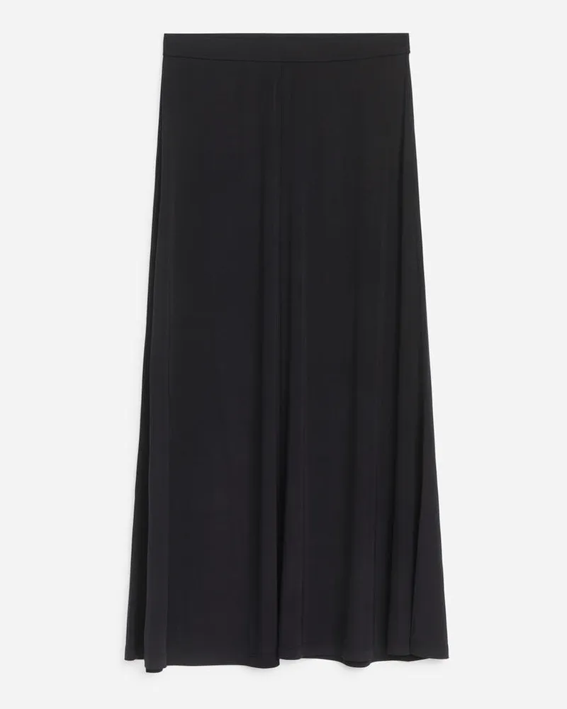 Arket Maxirock Aus Jersey -Blau Blau