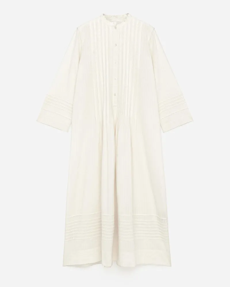 Arket Biesenkleid -Weiß Weiß