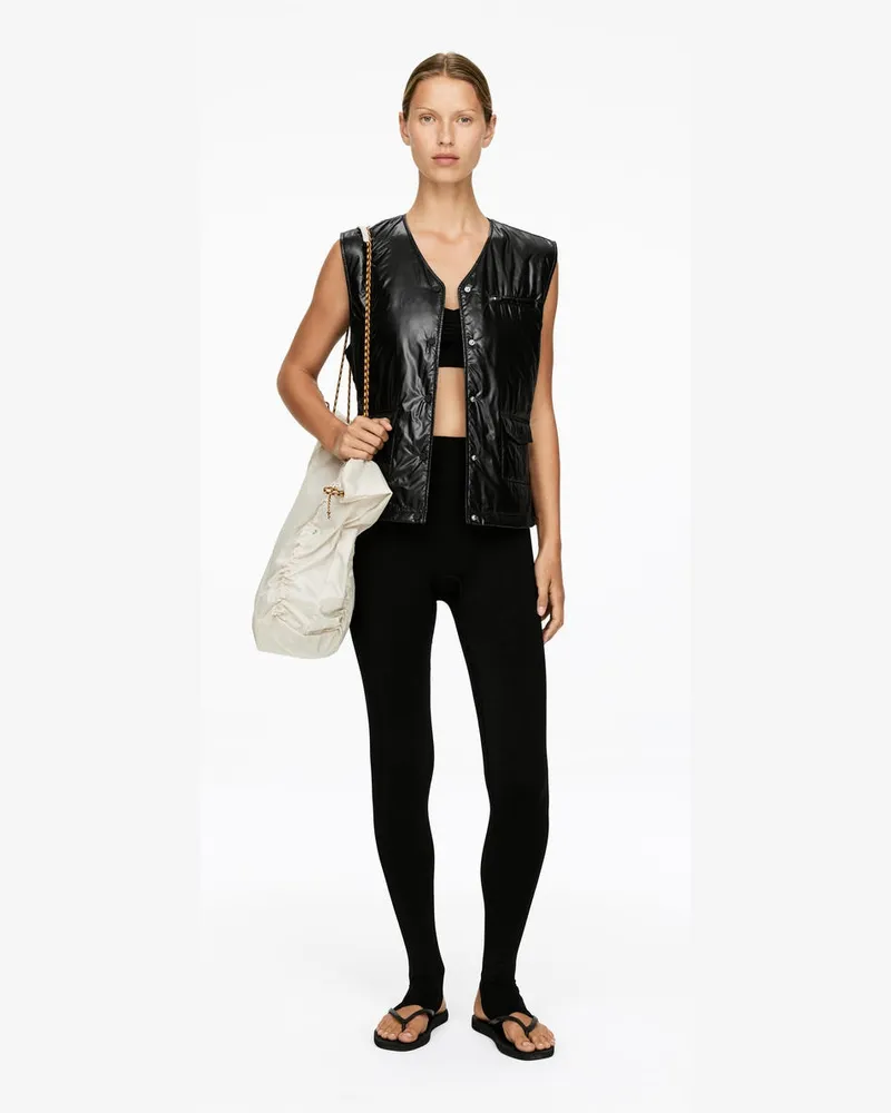 Arket Nahtlose Leggings Mit Fersenlöchern -Schwarz Schwarz