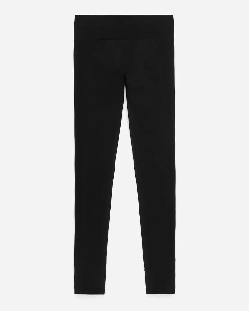 Arket Nahtlose Leggings Mit Fersenlöchern -Schwarz Schwarz