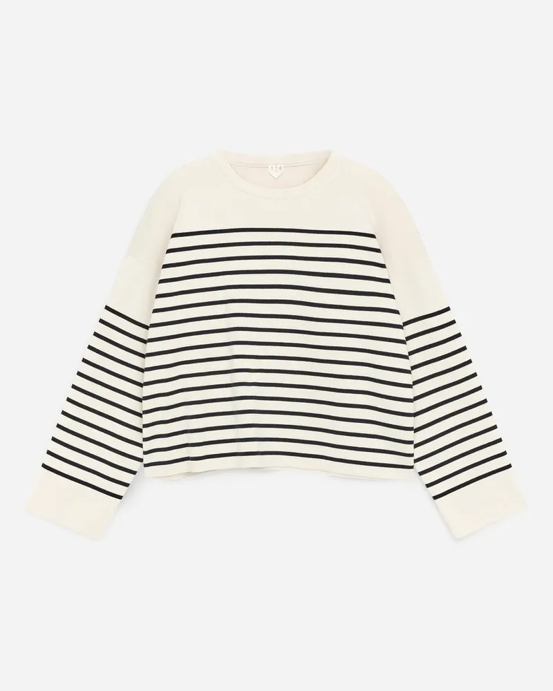 Arket Baumwollpullover -Blau Blau