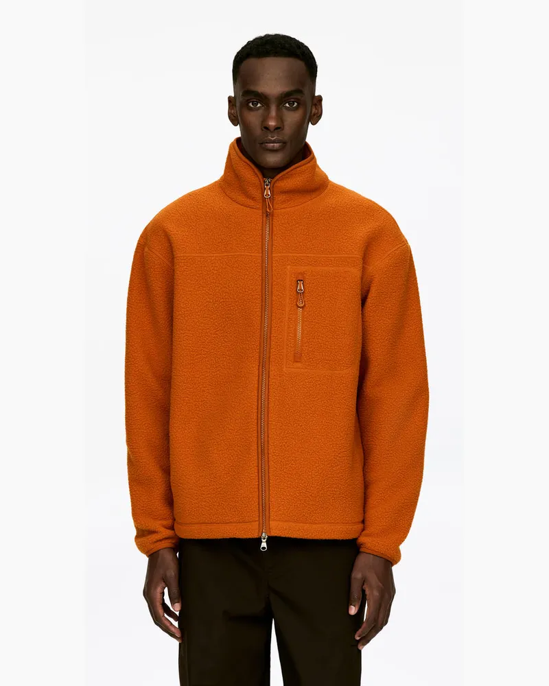 Arket Fleecejacke -Orange Orange