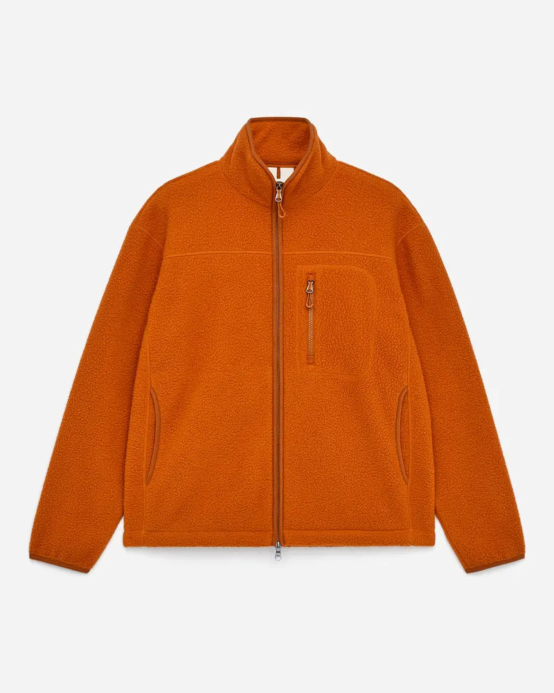 Arket Fleecejacke -Orange Orange