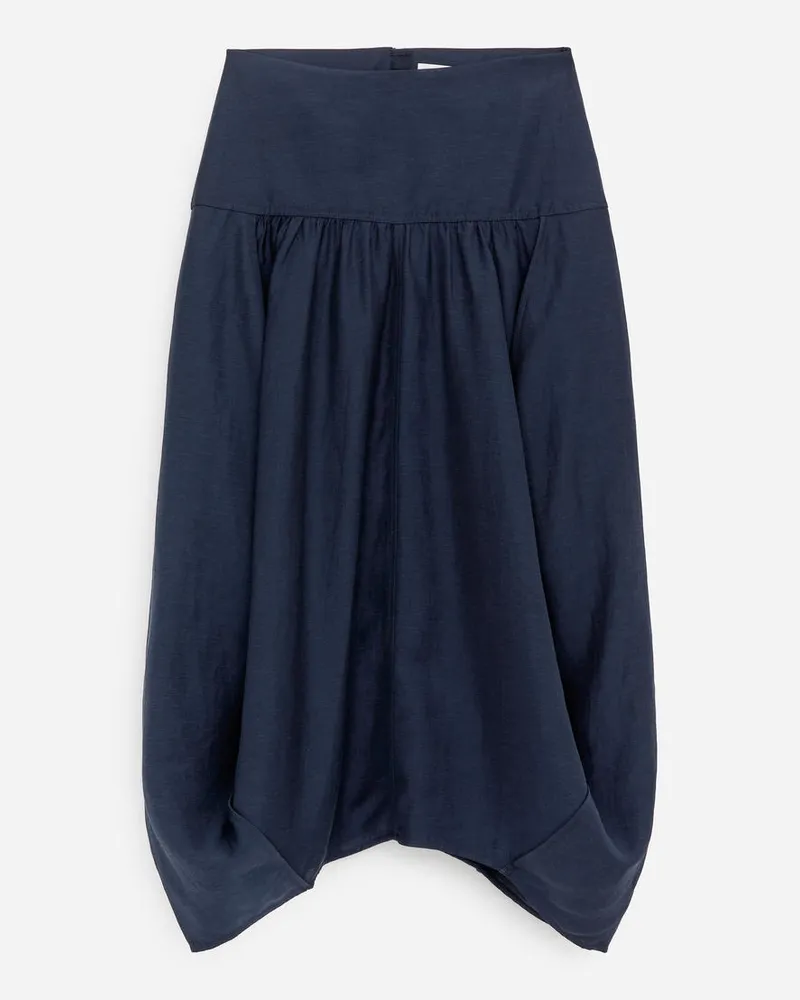 Arket Midirock Mit Ballonschnitt -Blau Blau