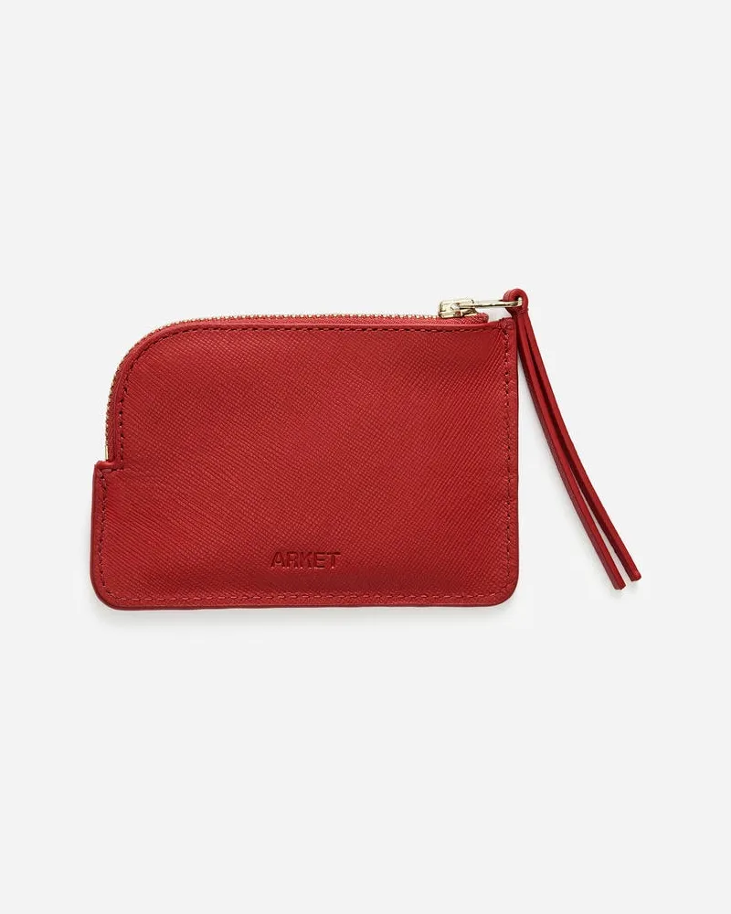 Arket Kartenetui Aus Leder -Rot Rot