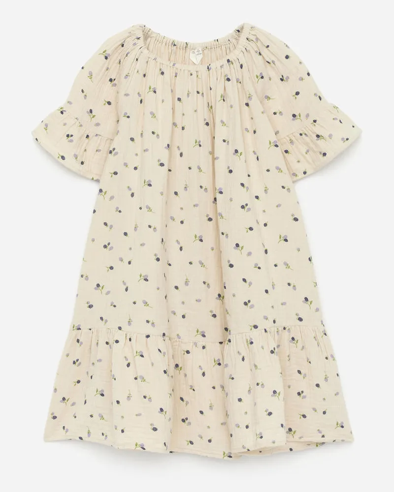 Arket Kleid Aus Baumwollmusselin -Beige Beige