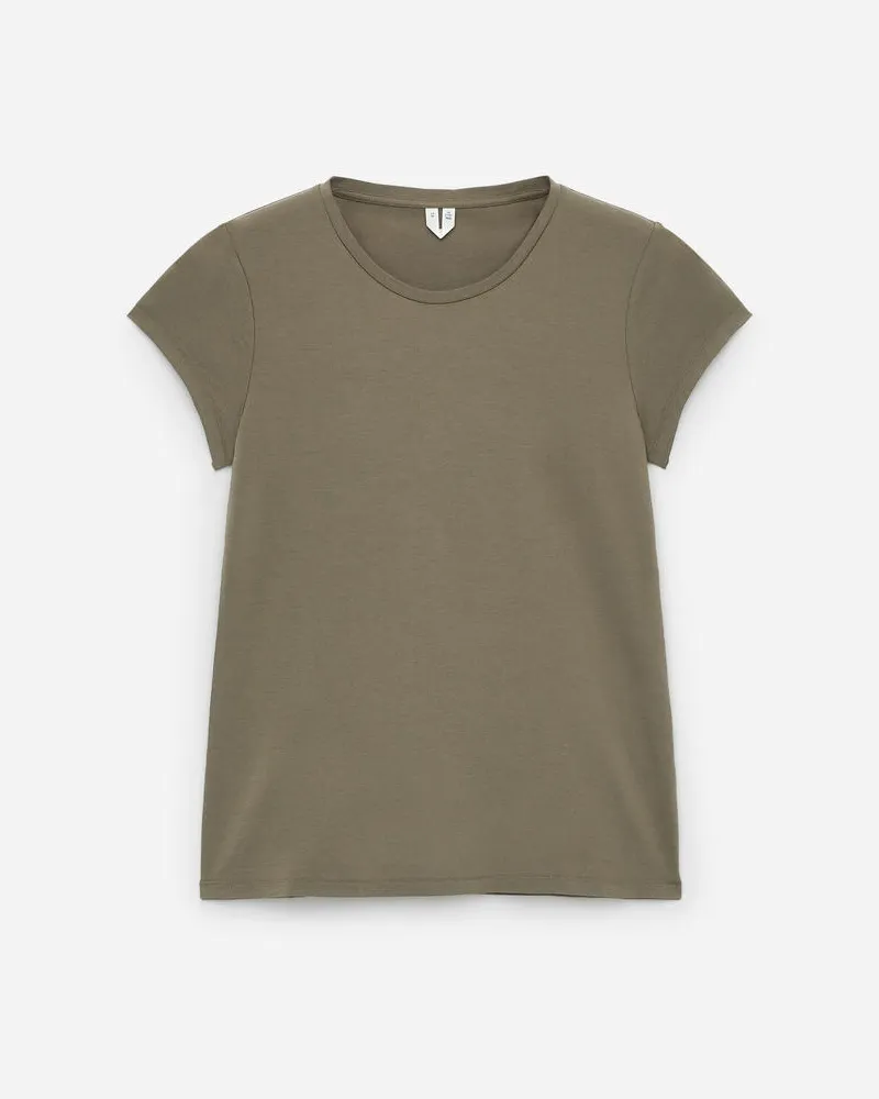 Arket LUNA Körpernahes T-Shirt -Grün Grün