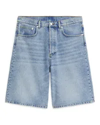 Arket Legere Jeansshorts Hellblau