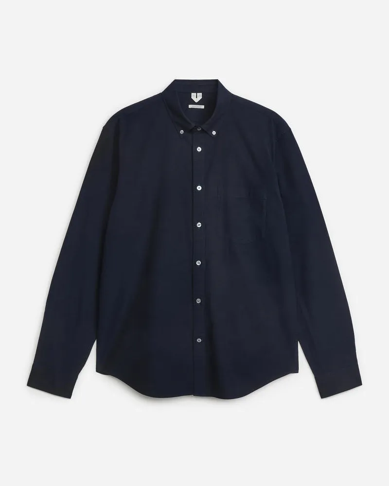 Arket Oxford-Hemd - Blau Dunkelblau