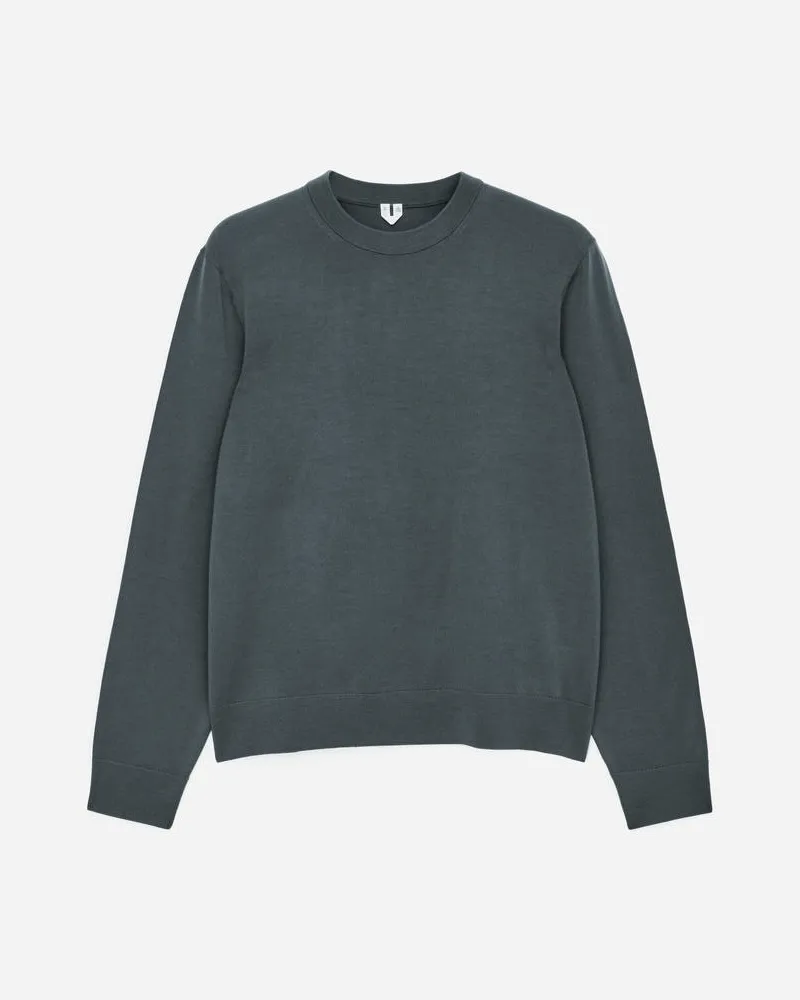 Arket Feinstrickpullover Aus Merinowolle -Grau Grau