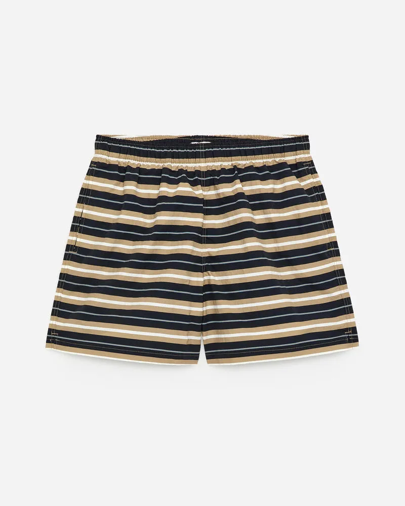Arket Badeshorts Mit Allover-Print -Beige Beige
