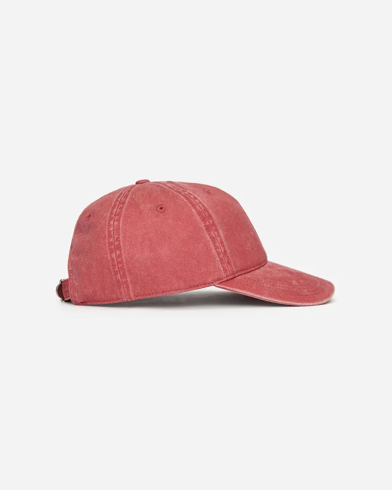 Arket Cap Aus Gewaschener Baumwolle - Rot Rosa