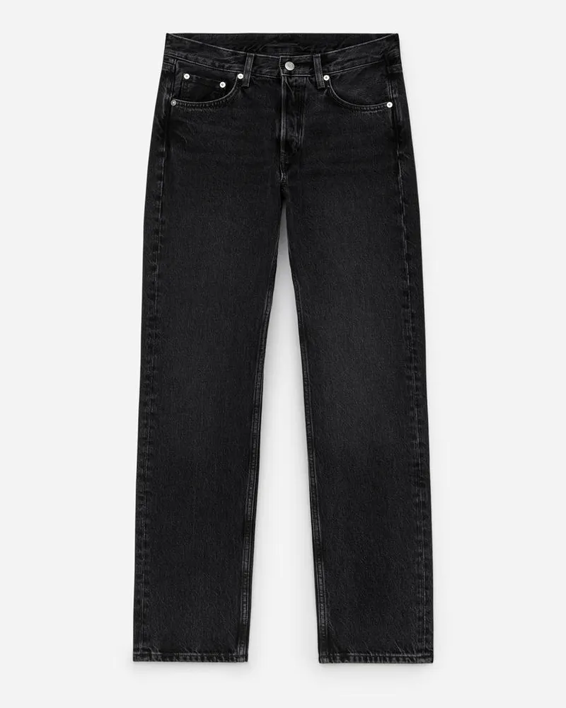 Arket Snow Straight Jeans - Grau Verwaschenes