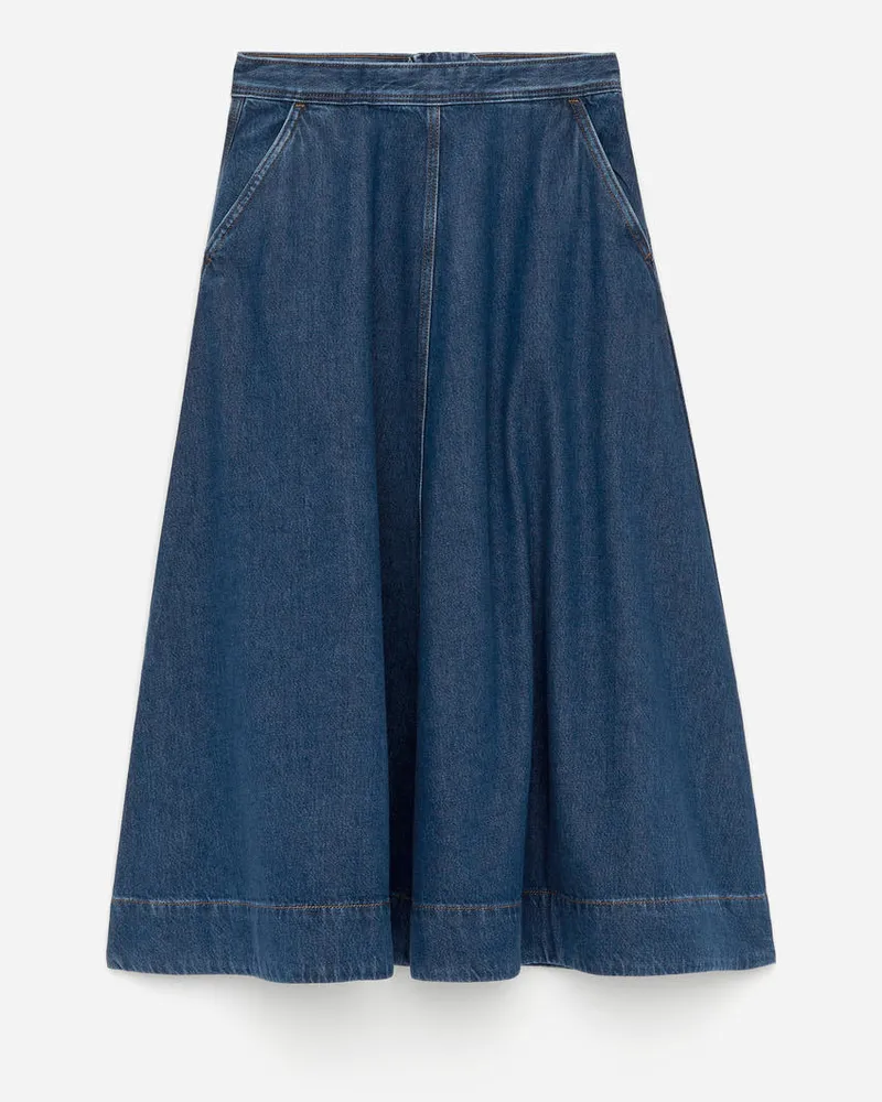 Arket A-Linien-Jeansrock -Blau Blau