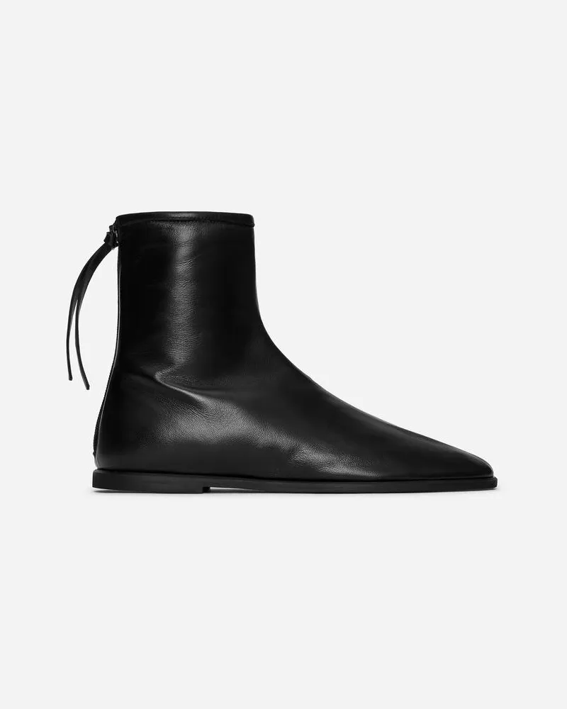 Arket Sock Boot Aus Leder -Schwarz Schwarz