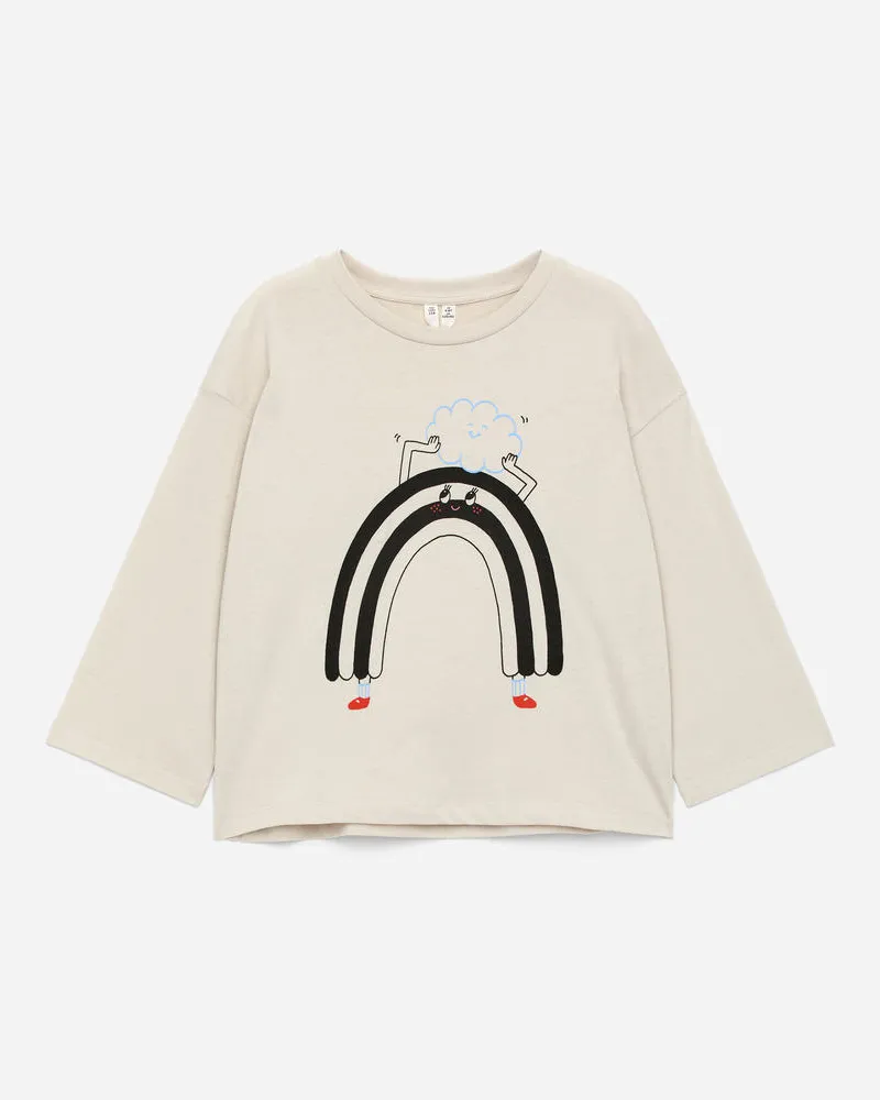 Arket Langarmshirt -Beige Beige