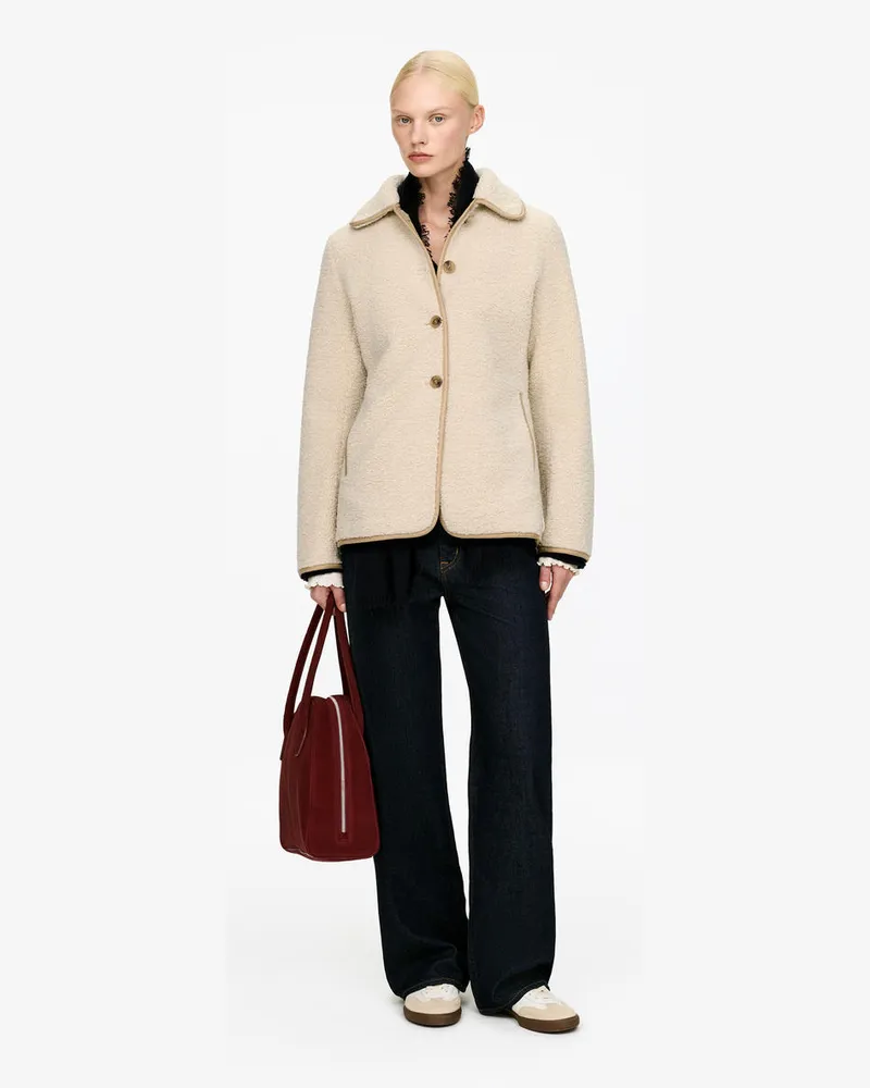 Arket Teddyjacke -Beige Beige