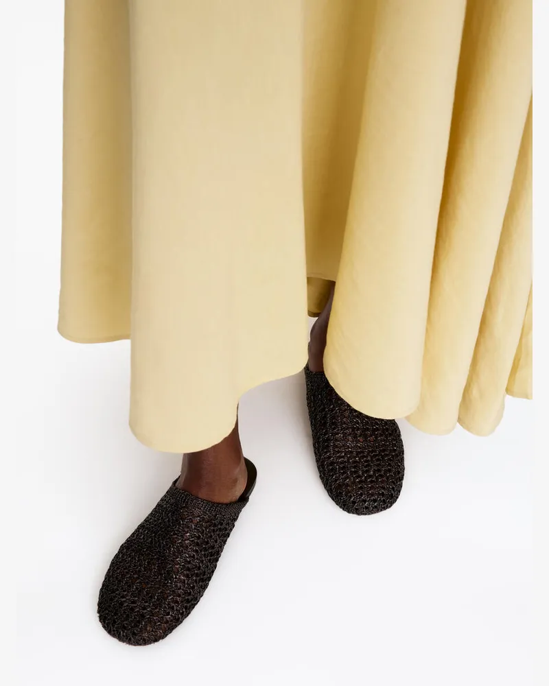 Arket Häkel-Pantolette -Braun Braun