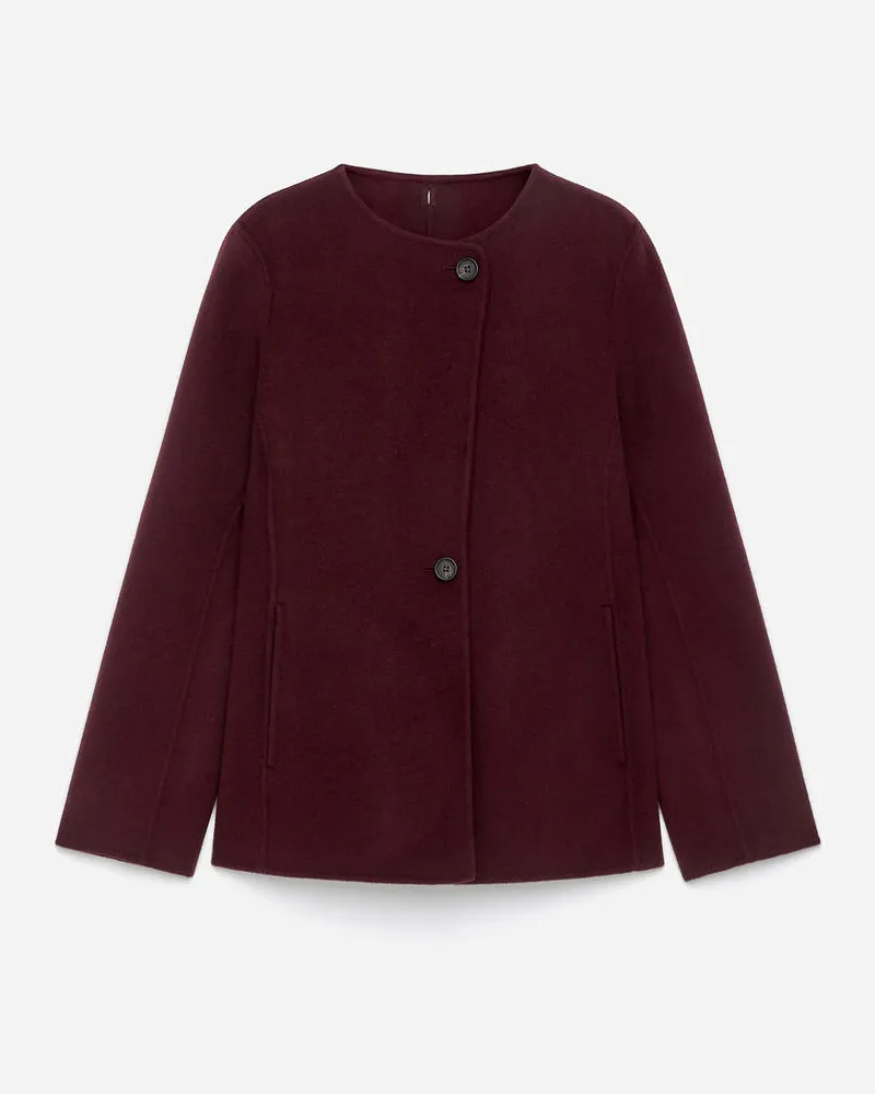 Arket Doubleface-Blazer Aus Wollmischung -Rot Rot