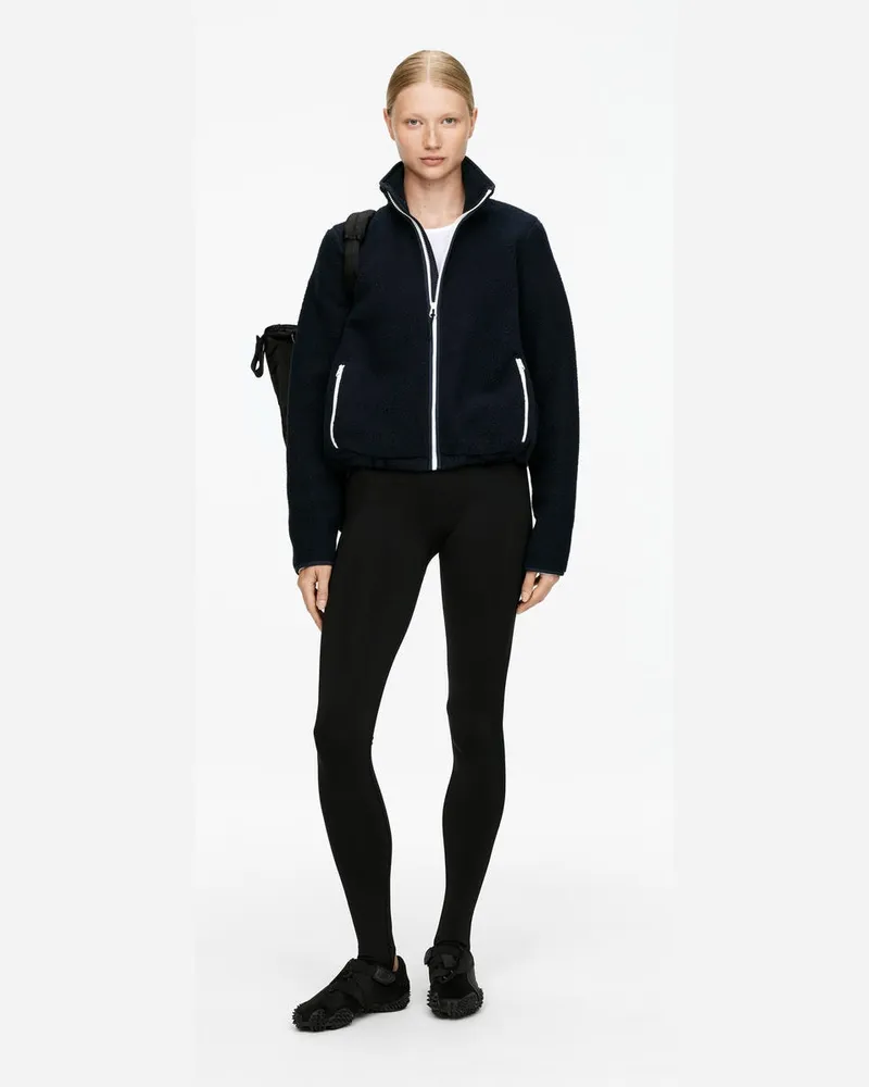 Arket Fleecejacke -Blau Blau