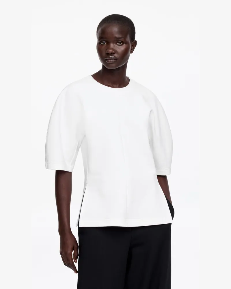 Arket Vorgeformtes Oberteil -Weiß Weiß